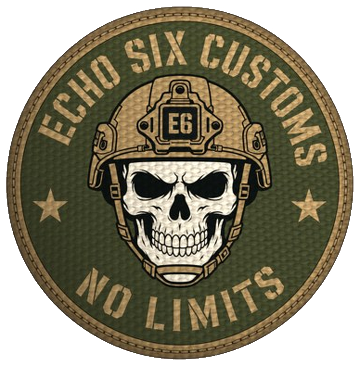 Echo Six no limits round patch